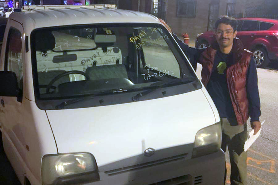 Tyler Morales, kei vehicle owner affected by registration